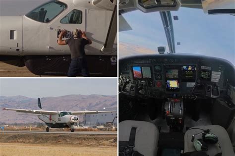 This cargo plane flew over Northern California with no pilot on board